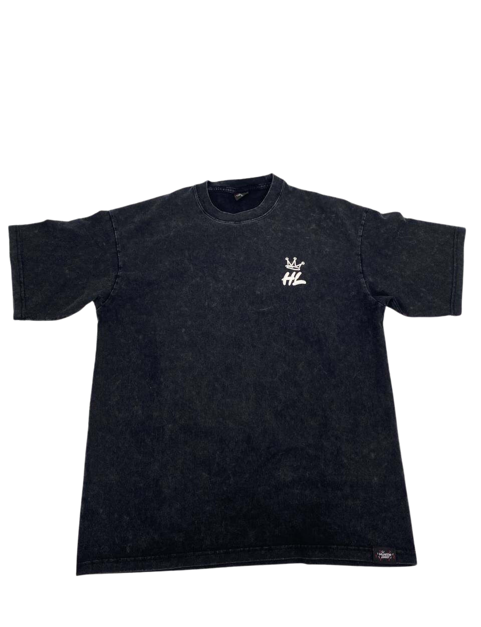 "Show Results Not Emotions" Vintage Tee - Acid Wash Black