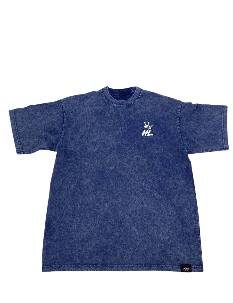 "Show Results Not Emotions" Vintage Tee - Acid Wash Blue